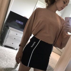 Nice tan blouse from lulus